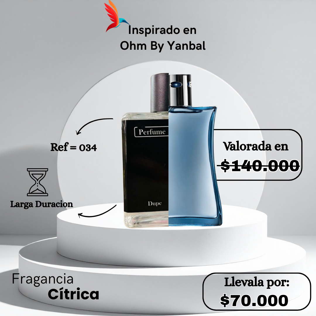 Perfume M034 inspirado en Ohm by Yanbal