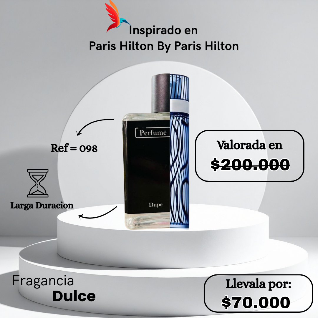 Perfume M098 inspirado en Paris Hilton for Men by Paris Hilton