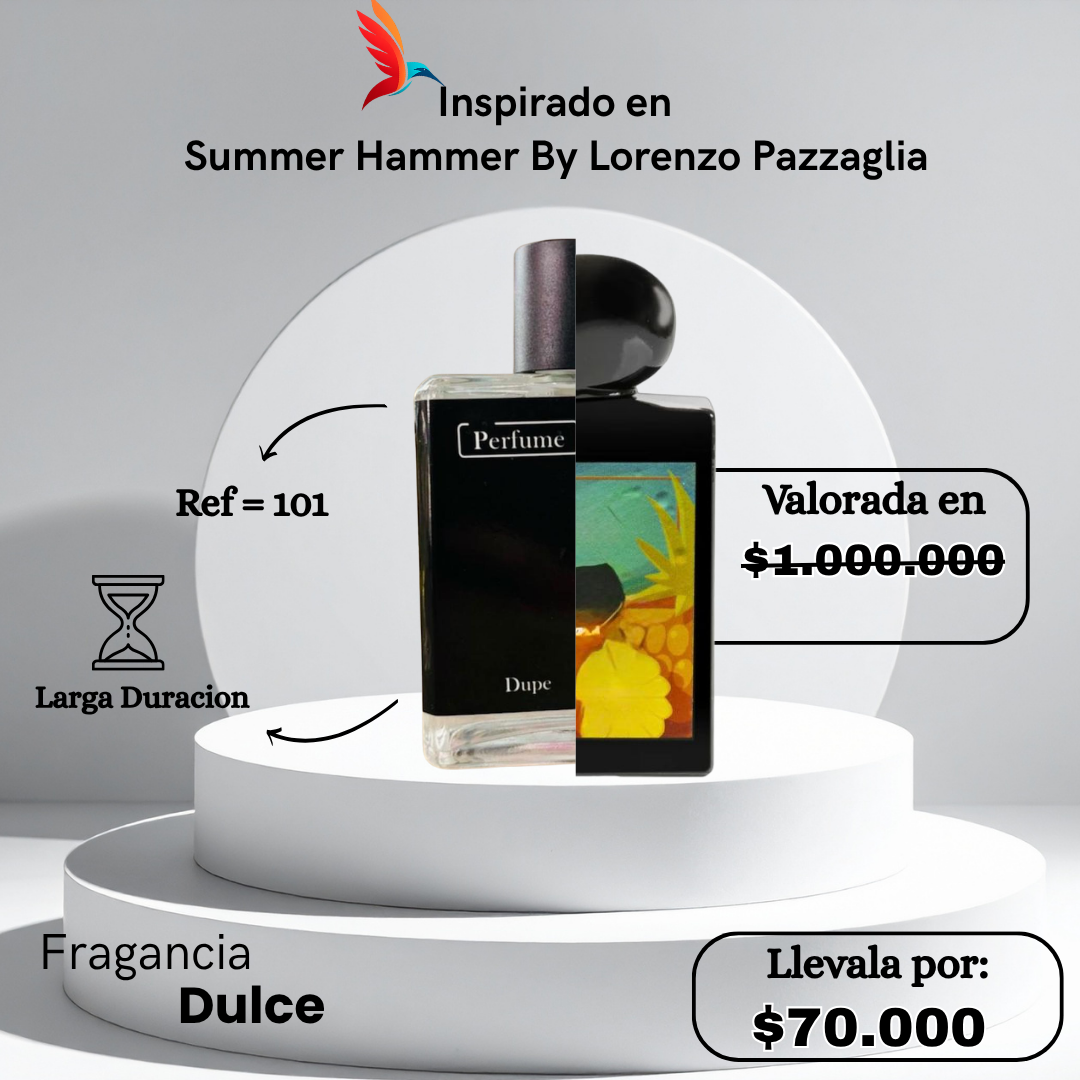Perfume M101 inspirado en Summer Hammer by Lorenzo Pazzaglia