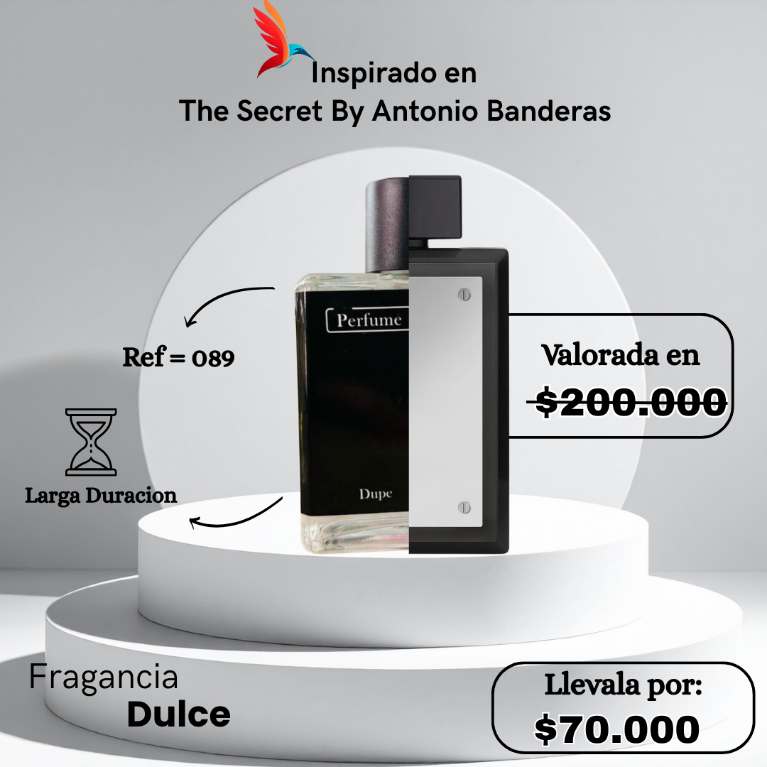 Perfume M089 inspirado en The Secret by Antonio Banderas